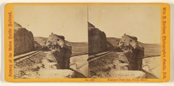 William Henry Jackson, Petrified Fish Cut, Green River.