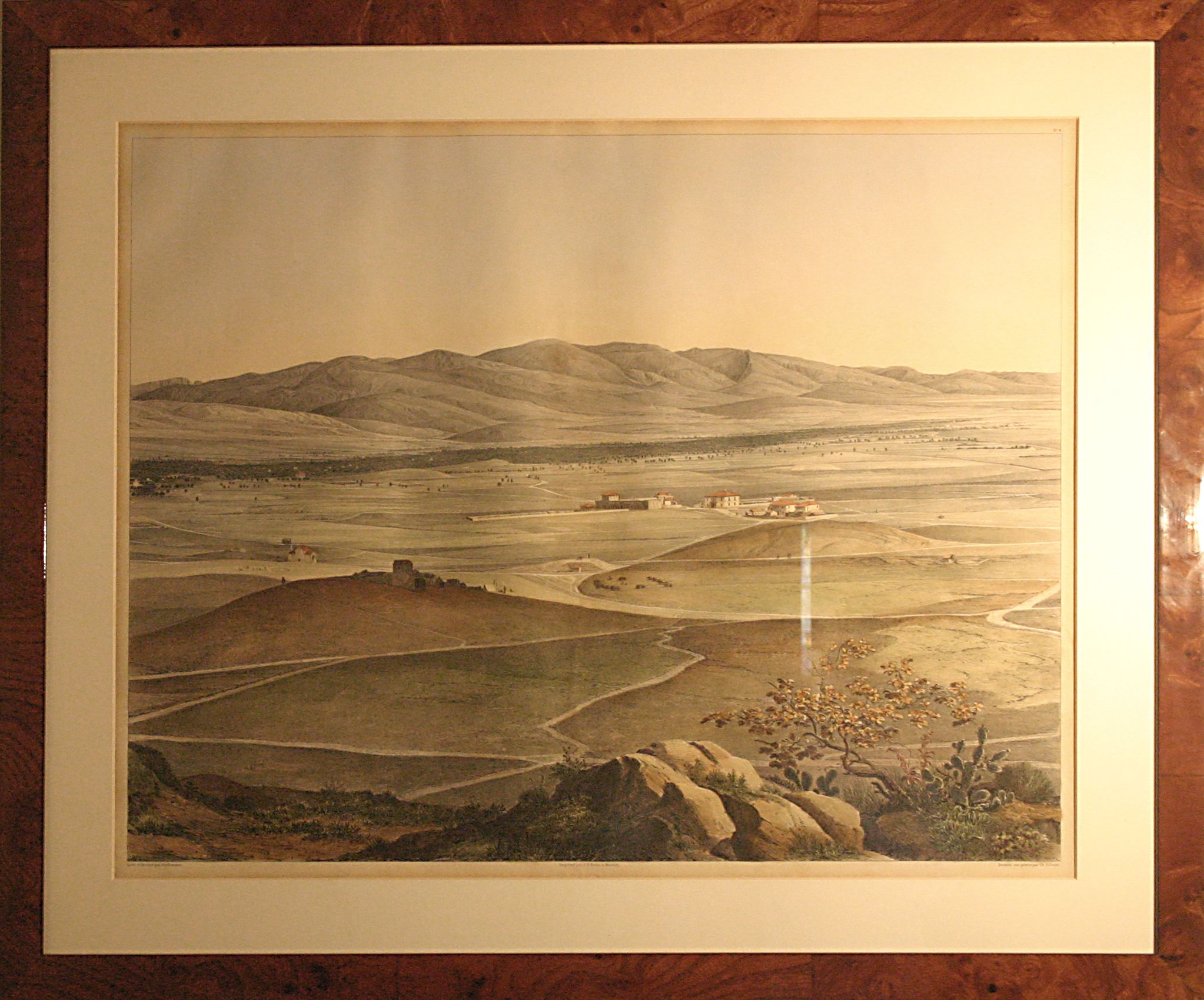 Stademann August Ferdinand, Πανόραμα αρ. 8: Πάρνηθα (Panoramablatt Nro. 8: Parnes)