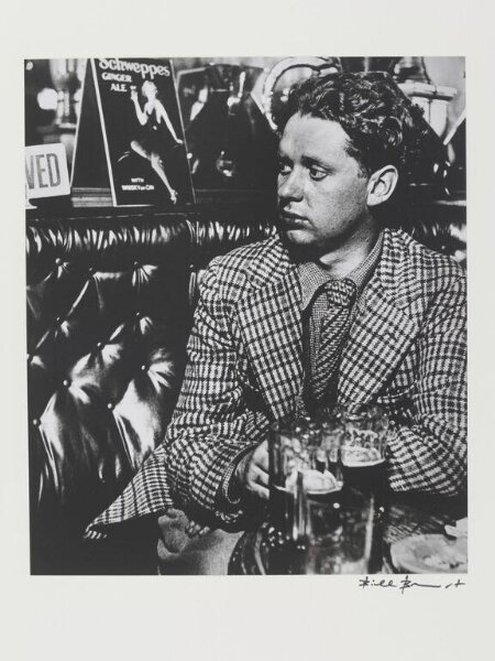 Bill Brandt, Dylan Thomas at 'The Salisbury'