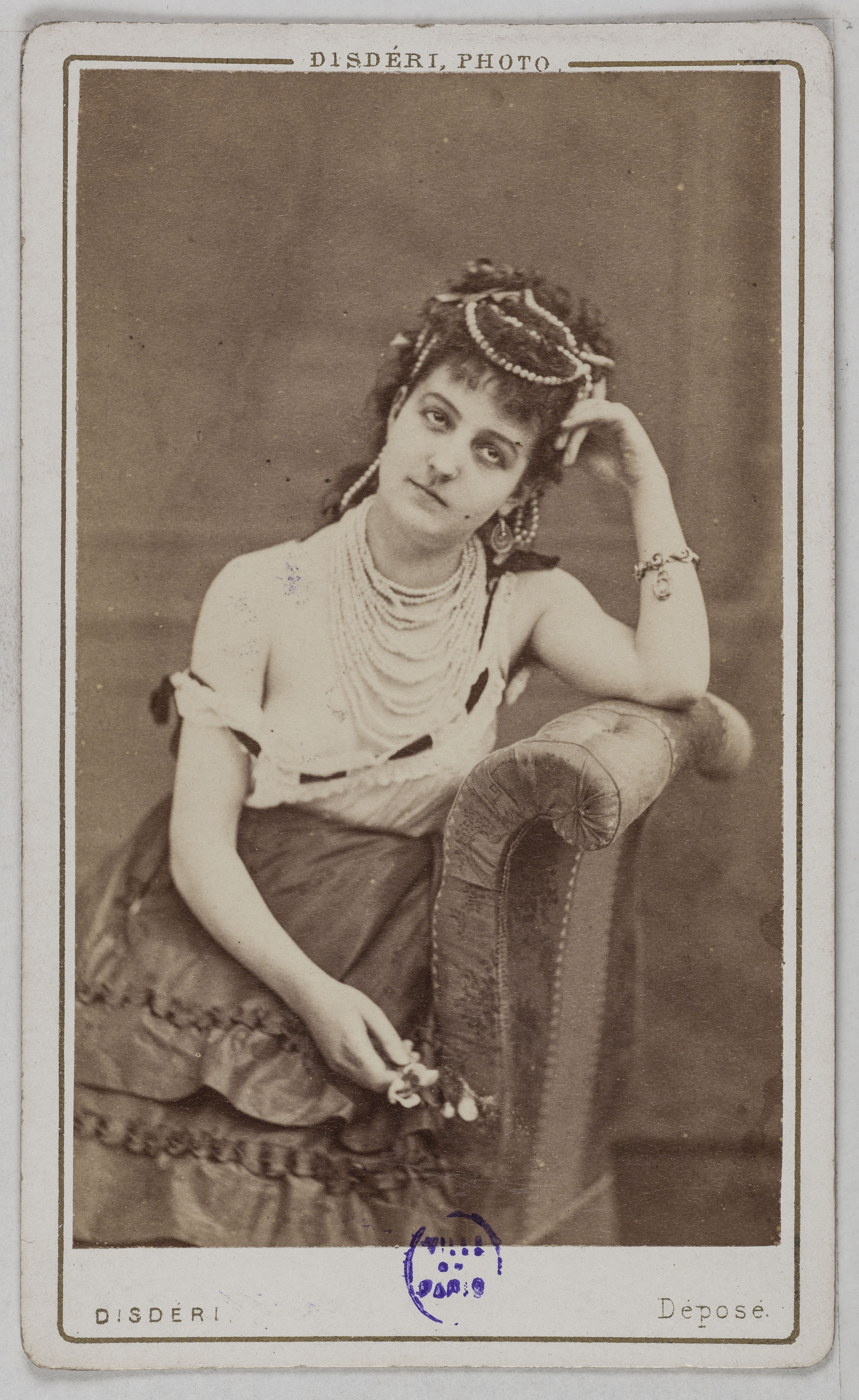 André-Adolphe-Eugène Disdéri, Portrait de Judille ou Judil, actrice