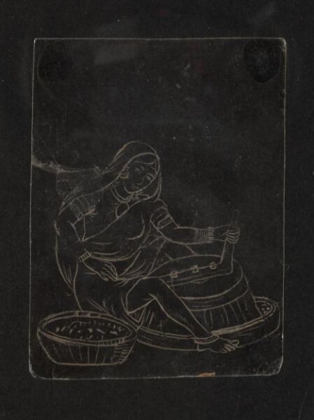 Unknown, One of sixty-three paintings depicting occupations, festivals and ships.