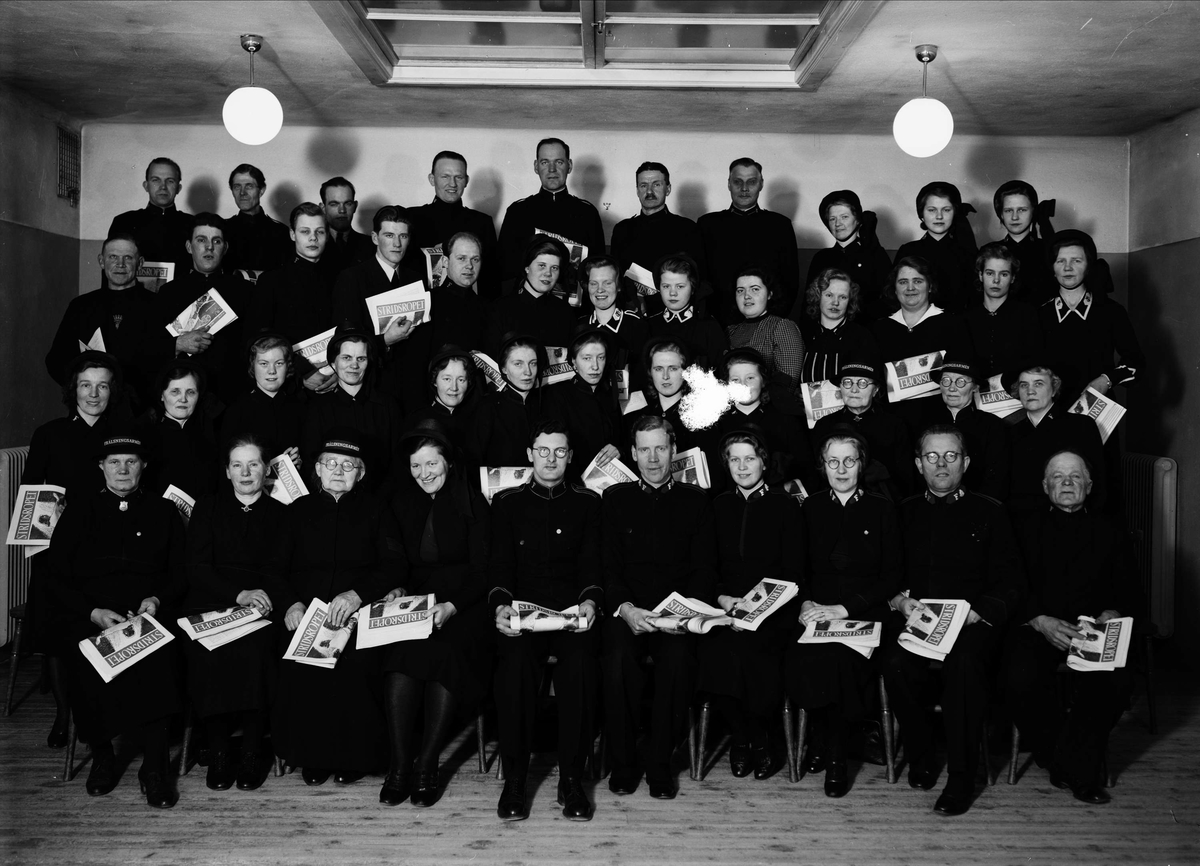 Paul Sandberg, Group Retreat - The Salvation Army, Uppsala March 1943