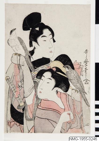 Kitagawa Utamaro, Träsnitt, Bildkonst, Woodblock, Woodcut, Print