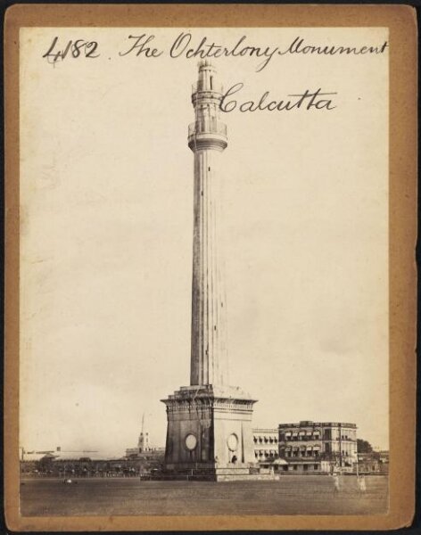 Francis Frith, The Ochterlony Monument.  Calcutta
