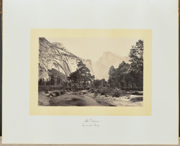 Carleton Watkins, The Domes From near the Bridge