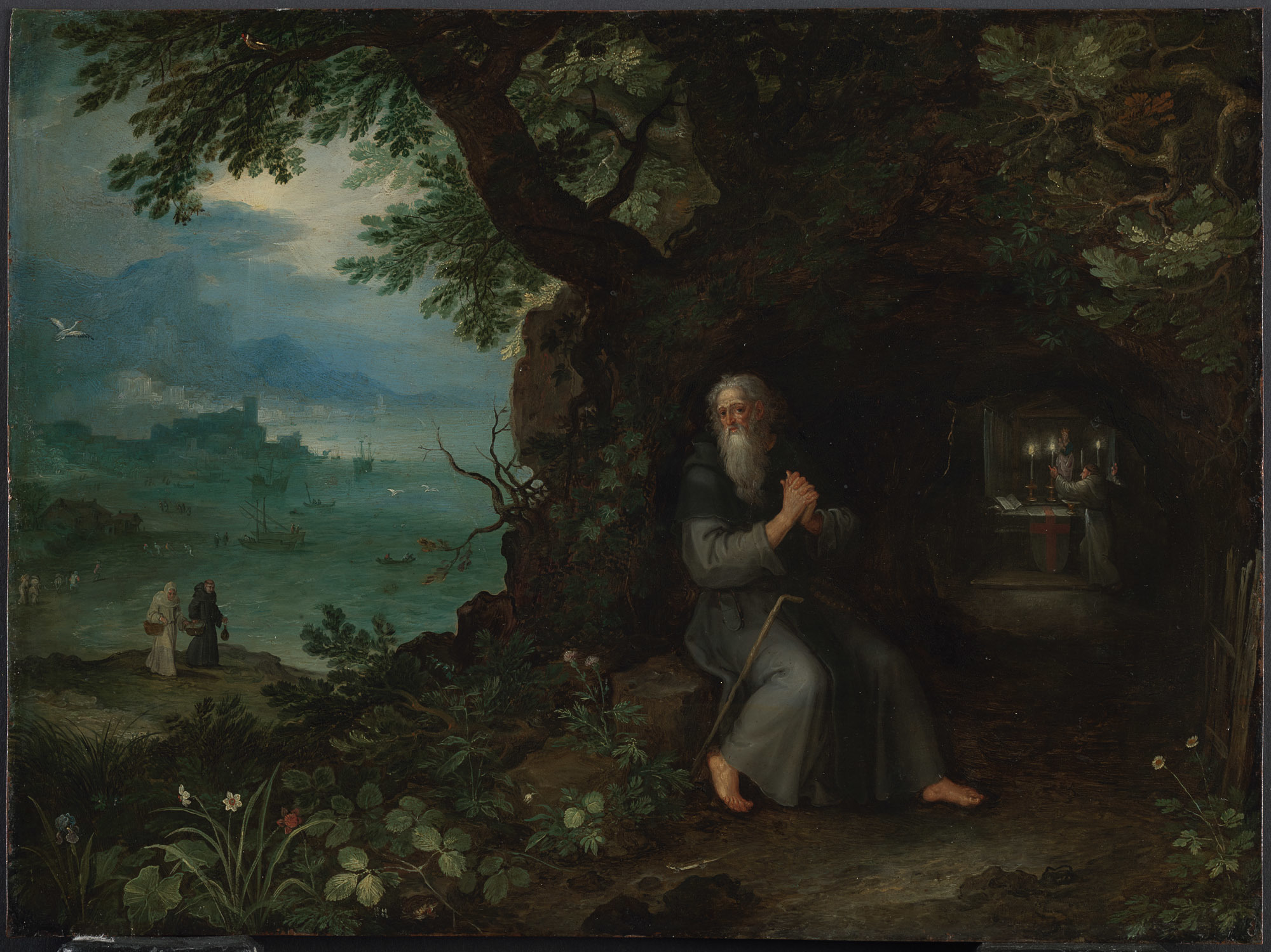Jan Brueghel the Elder, Landscape with St. Fulgentius