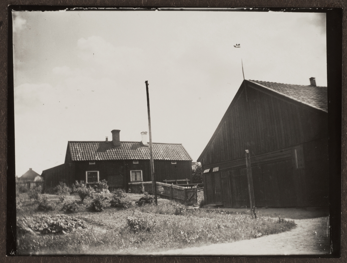 August Fredrik Schagerström, "Upsala, stuga på gården No 31 Vaxalagatan", Väderkvarnsbacken, Fålhagen, Uppsala 1929