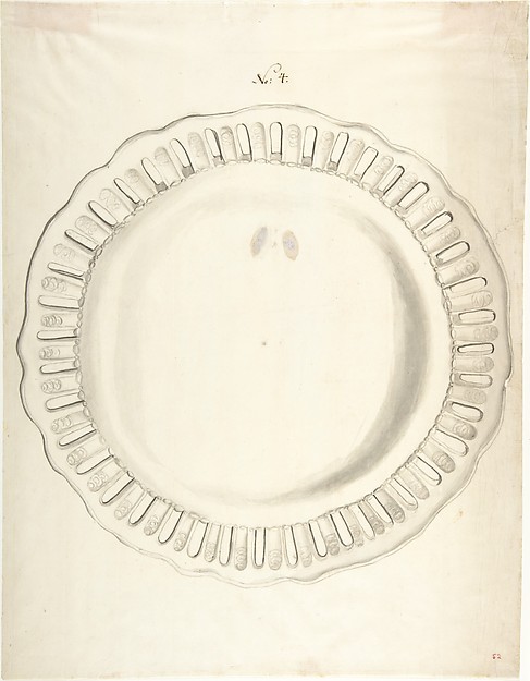 Anonymous, French, 18th century, Design for a Plate