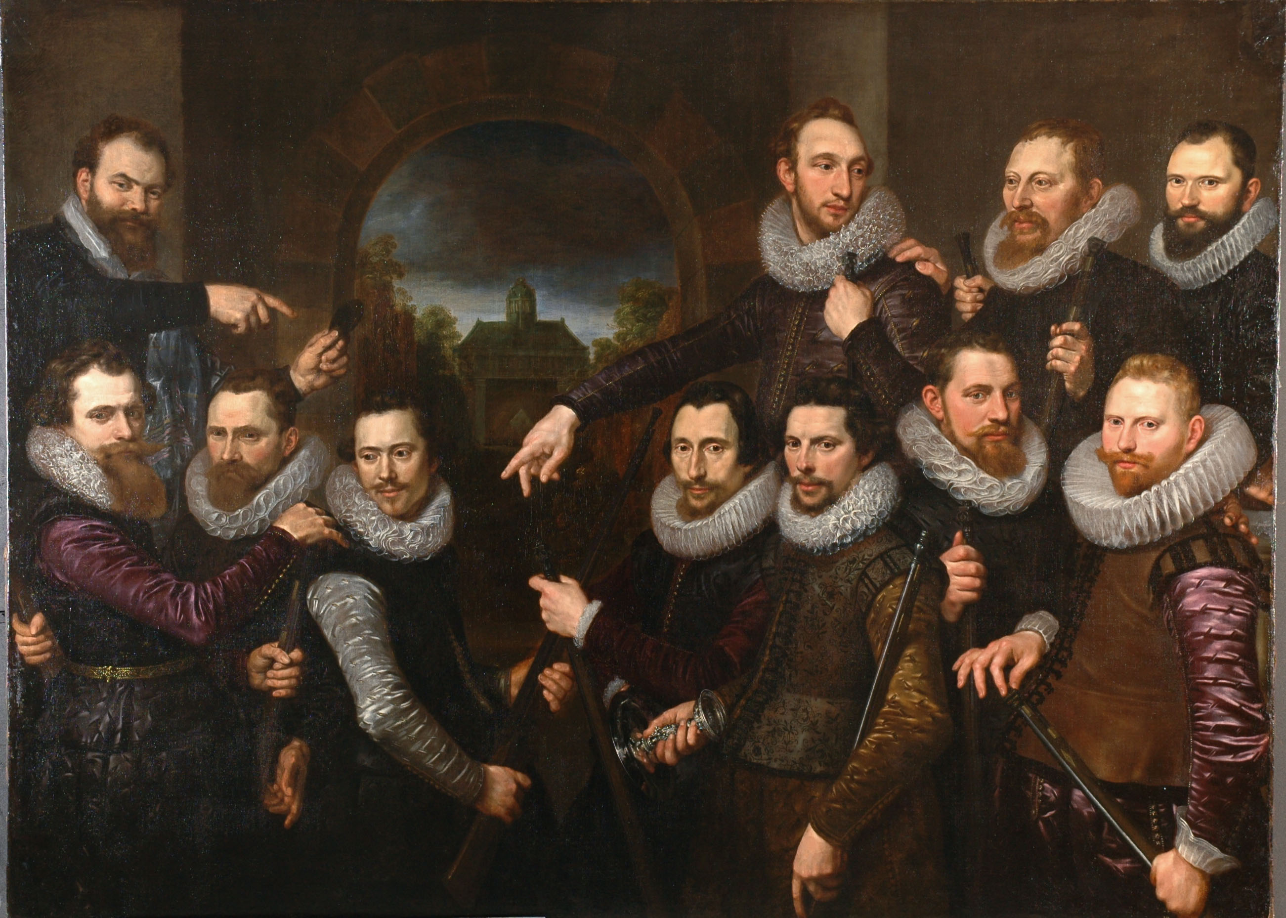 Cornelis van der Voort, Civic Guardsmen at the Shooting Range
