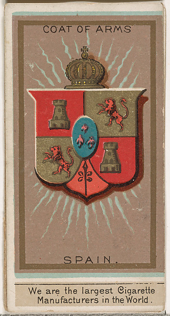 W. Duke, Sons & Co., Alphonse XIII, King of Spain, from the Rulers, Flags, and Coats of Arms series (N126-2) issued by W. Duke, Sons & Co.
