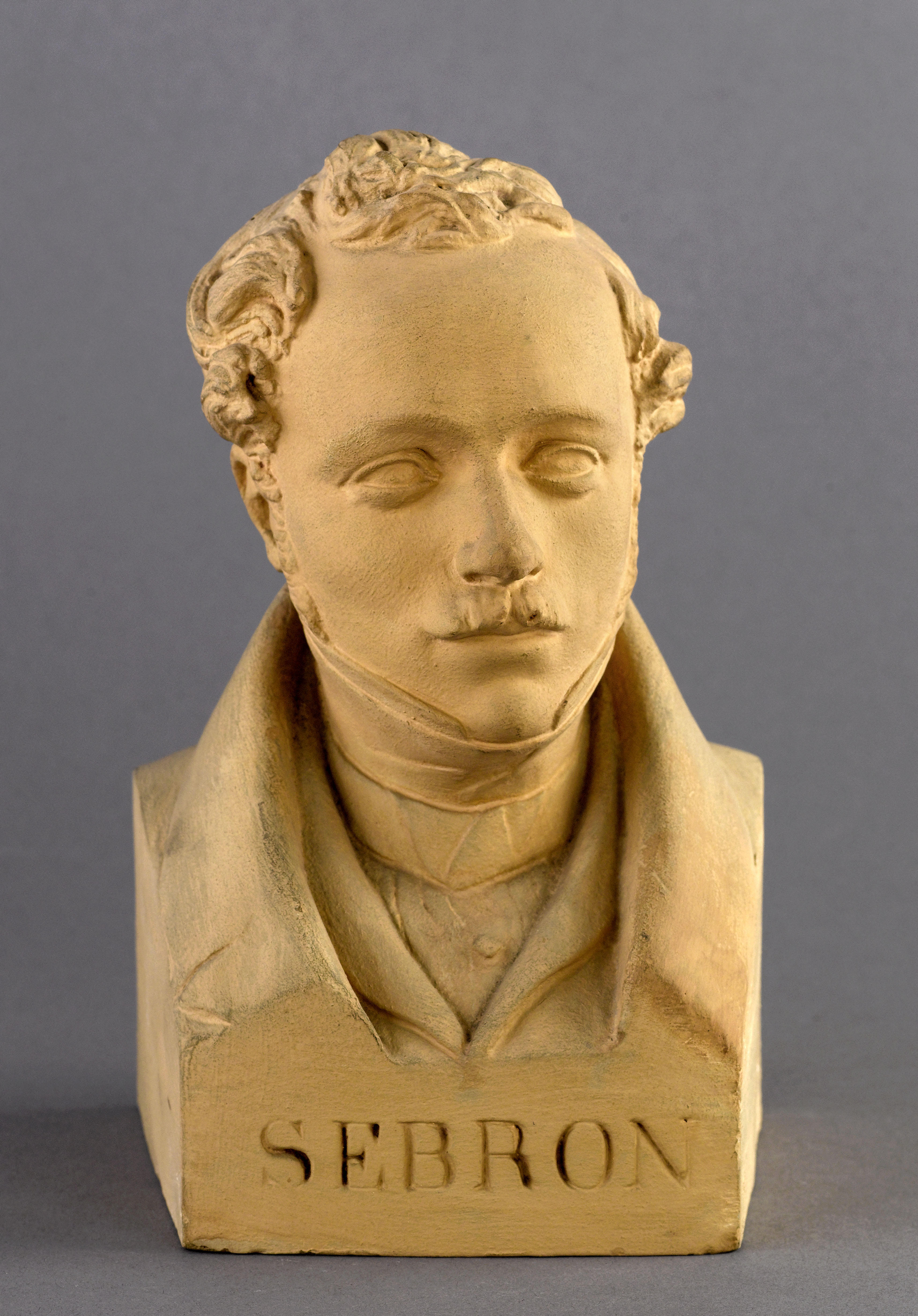Jean Pierre Dantan, Portrait sérieux du peintre, Hippolyte-Victor-Valentin Sebron (1801-1879)