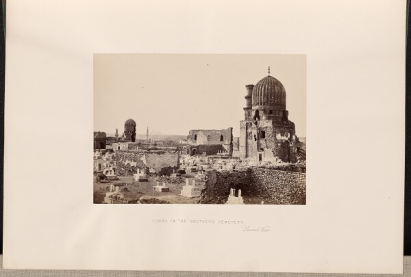 Francis Frith, Tombs in the Southern Cemetery, Second View
