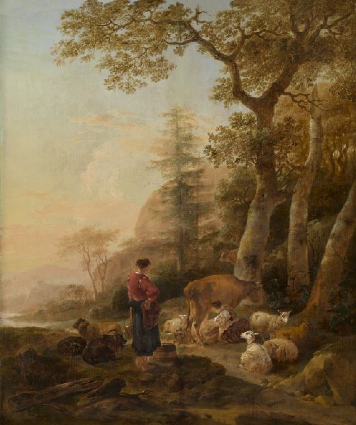 Nicolaes Berchem, Italian Landscape