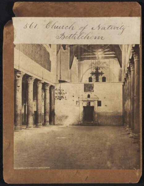 Francis Frith, Church of Nativity.  Bethlehem