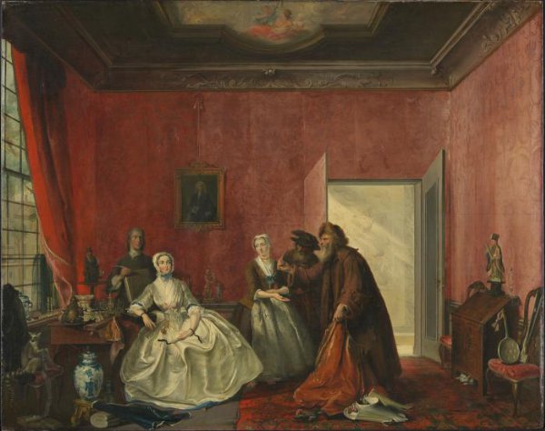 Cornelis Troost, Johanna and the Jewish Merchants