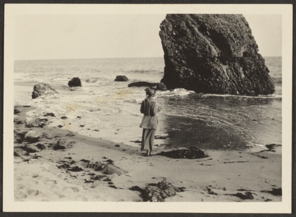 Louis Fleckenstein, [Woman on the Beach]