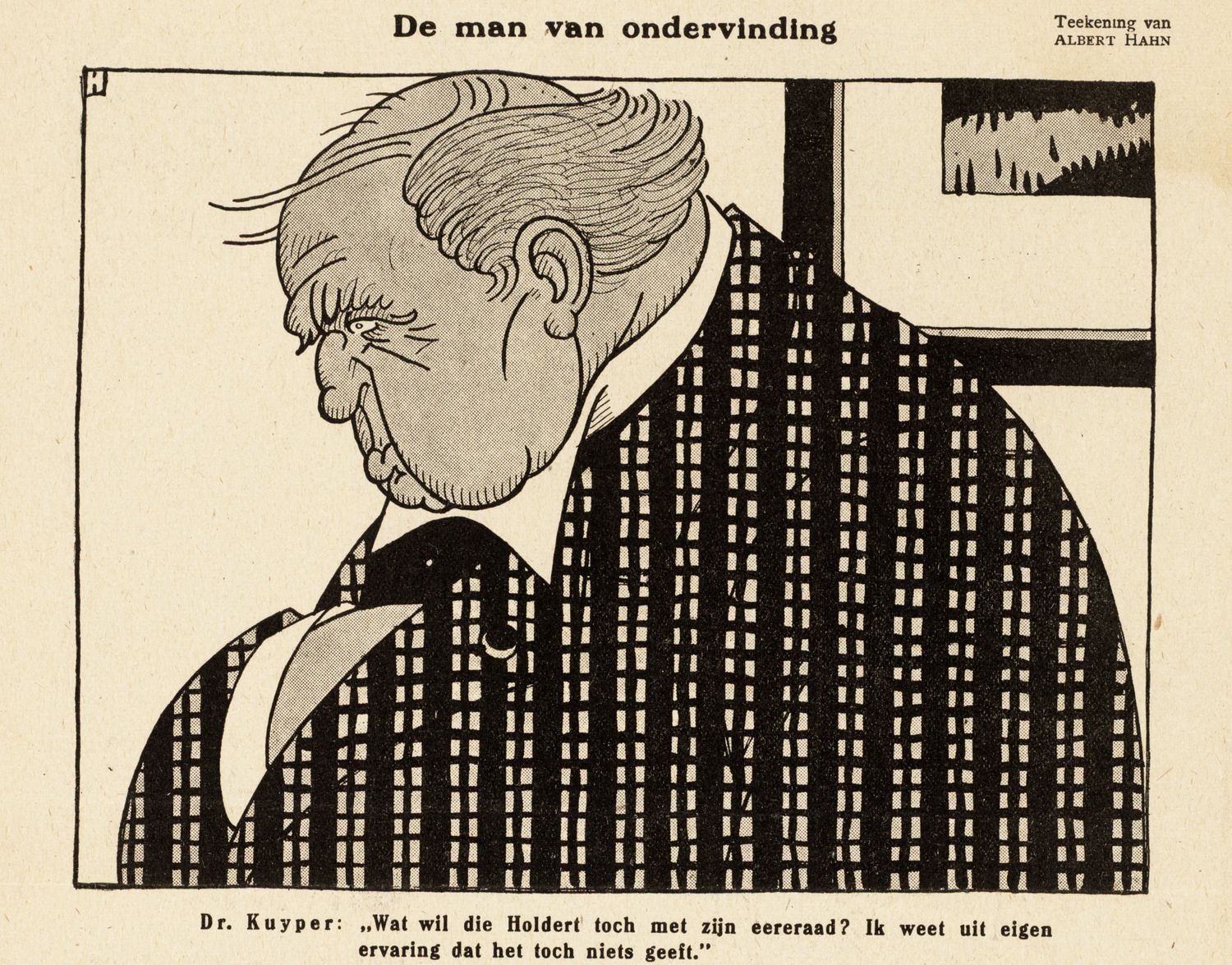 Hahn, Albert,draughtsman., De man van ondervinding
