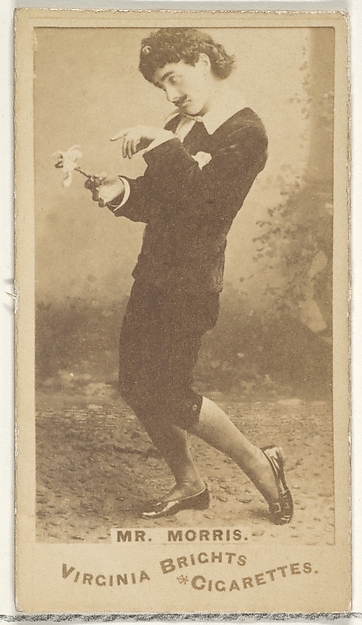 Allen & Ginter, Mr. Morris, from the Actors and Actresses series (N45, Type 1) for Virginia Brights Cigarettes
