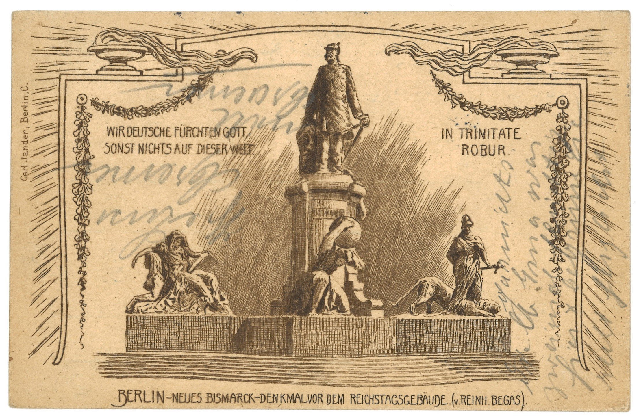 Carl Jander (Verlag), Berlin-Tiergarten: Bismarck-Denkmal