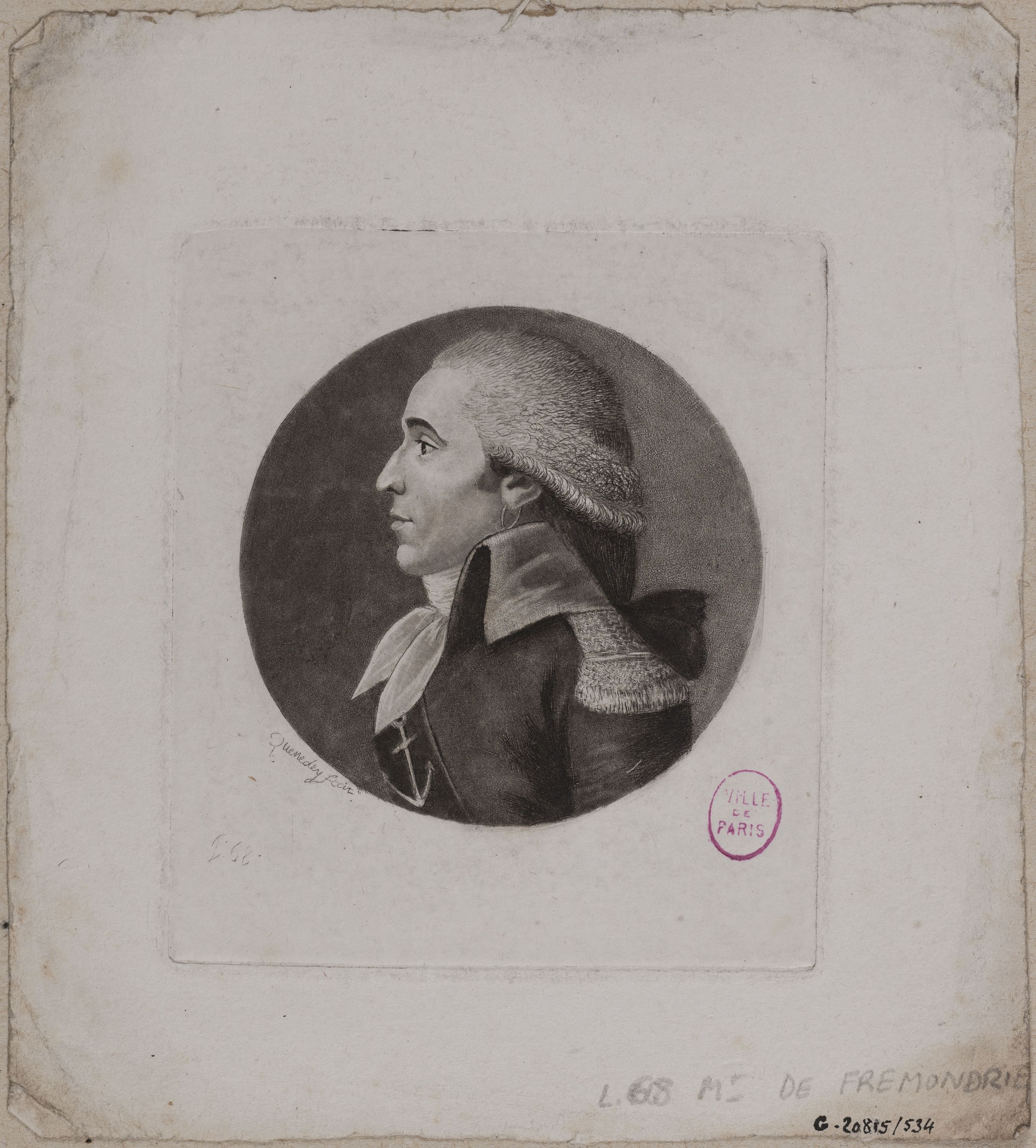 Edmé Quenedey, Mr de La Tremondrie
