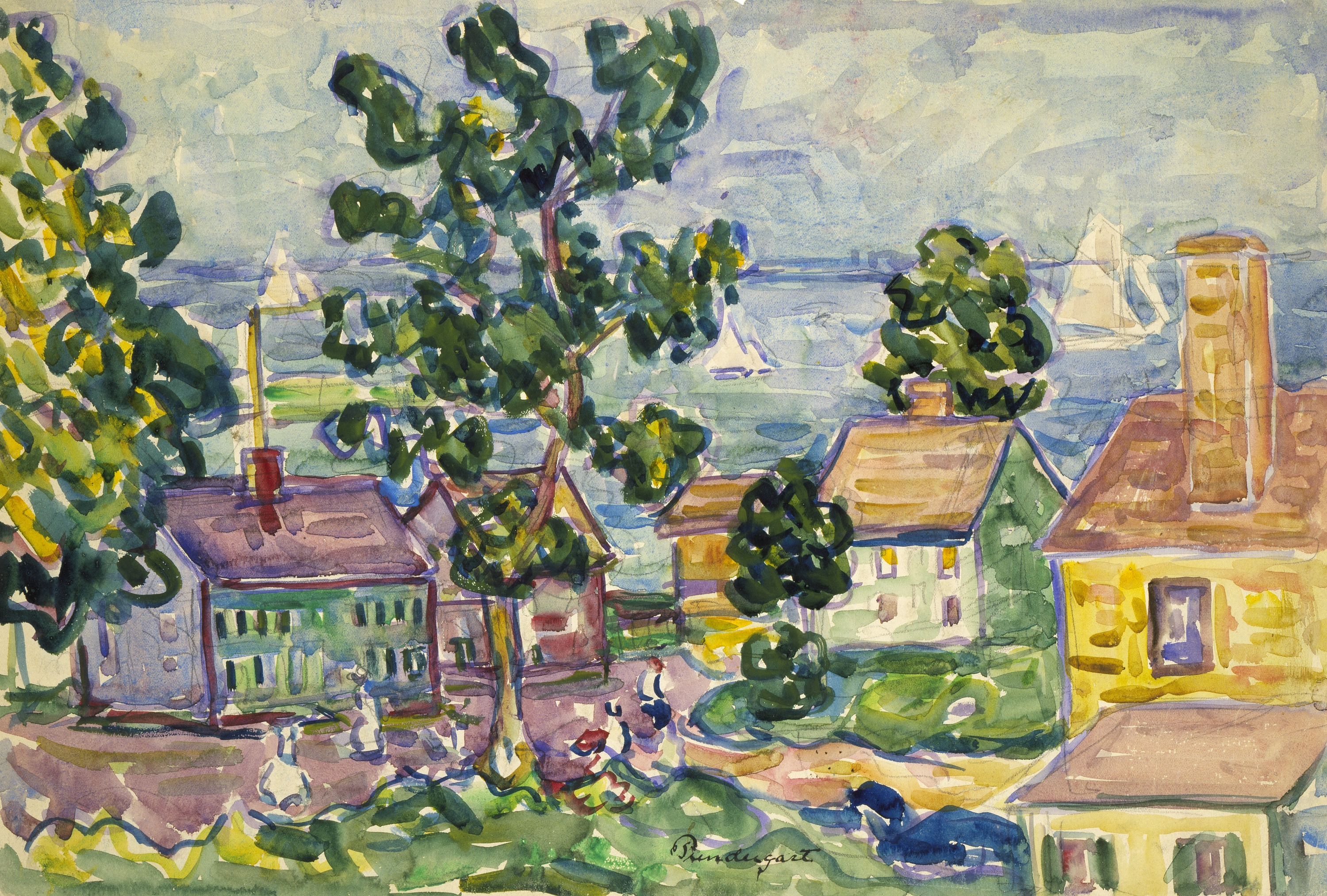 Maurice Prendergast, New England Coastal Village