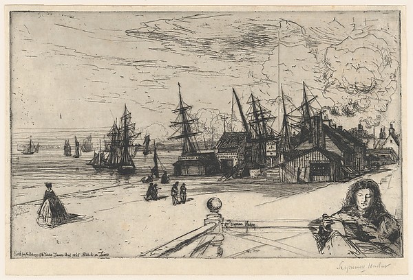 Sir Francis Seymour Haden, Yacht Tavern, Erith
