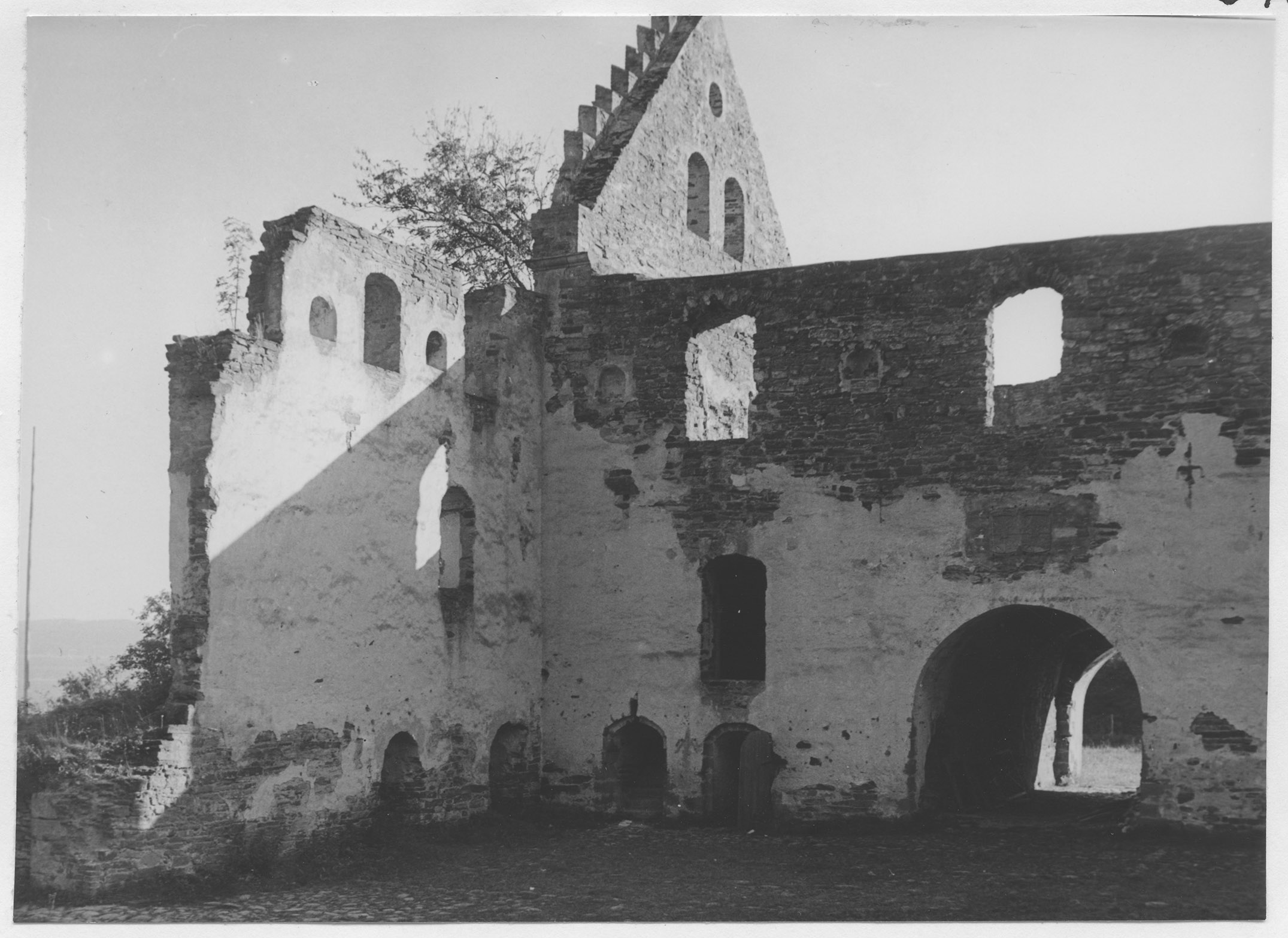 Mårten Sjöbeck, Visingsborgs slottsruin