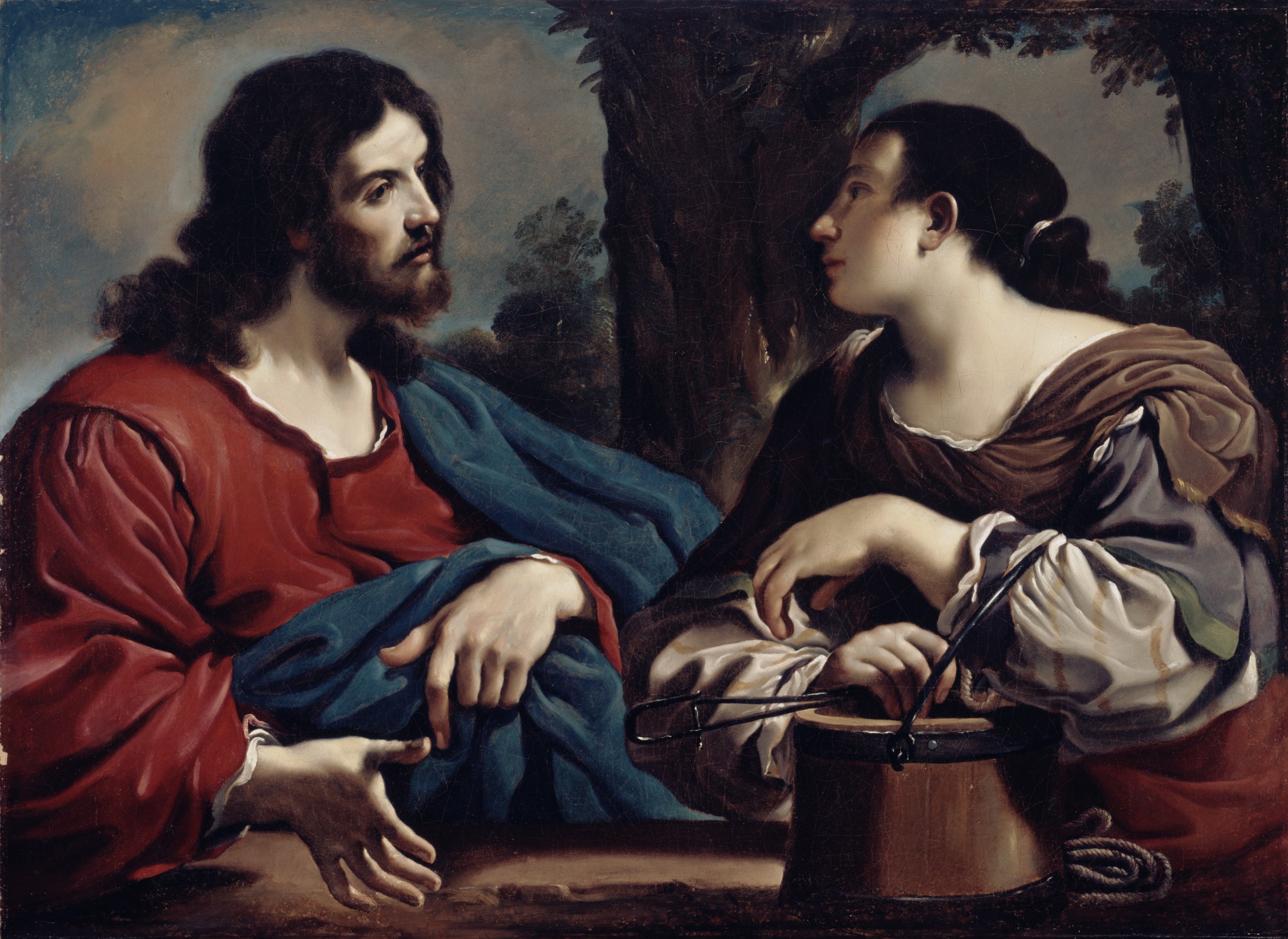 Guercino, Christ and the Woman of Samaria