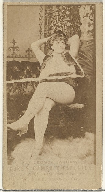 W. Duke, Sons & Co., Card Number 346, Leonda Jarcaw, from the Actors and Actresses series (N145-5) issued by Duke Sons & Co. to promote Cameo Cigarettes