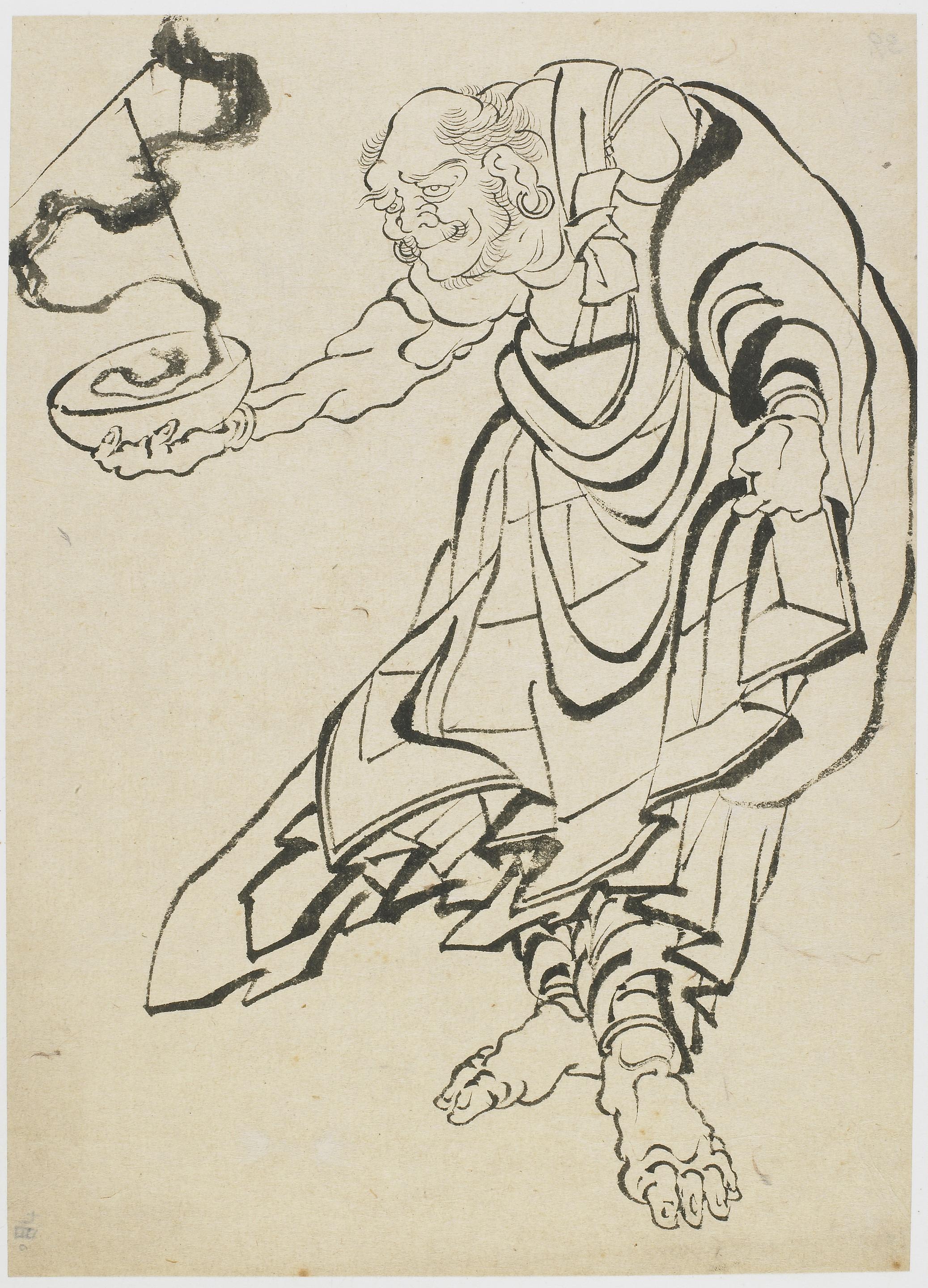 Katsushika Hokusai, Buddhist figure
