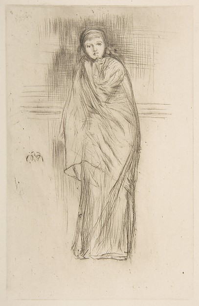 James McNeill Whistler, The Model Resting (Draped Model)
