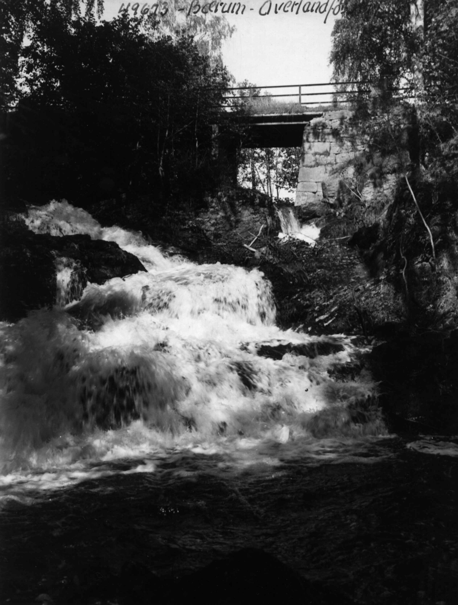 Anders Beer Wilse, Overlandselva, Overland foss.