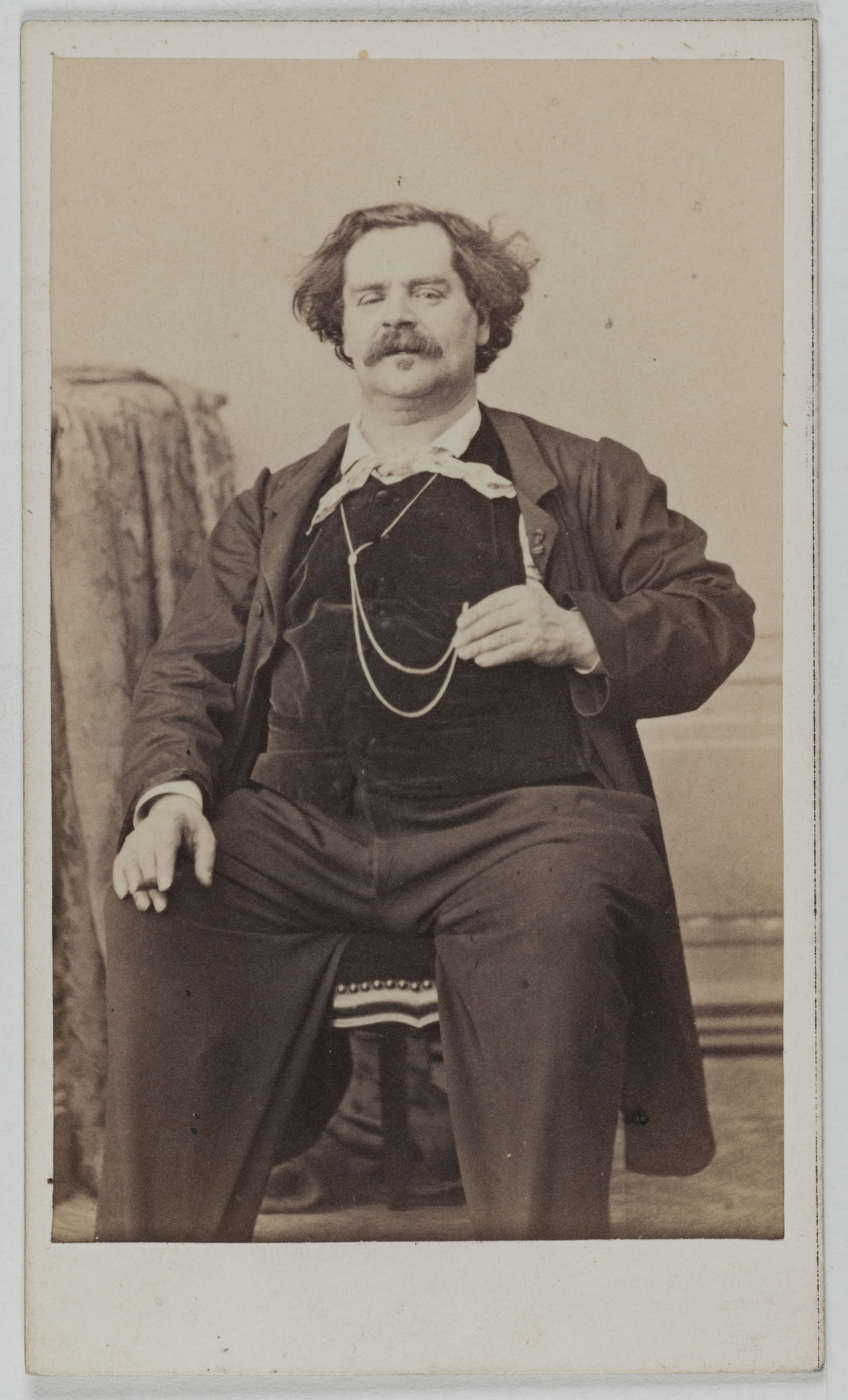 Anonyme, Portrait d'Antoine-Joseph-Napoléon Lespès, (dit Timothée Trimm), (1815-1875), (littérateur, journaliste)