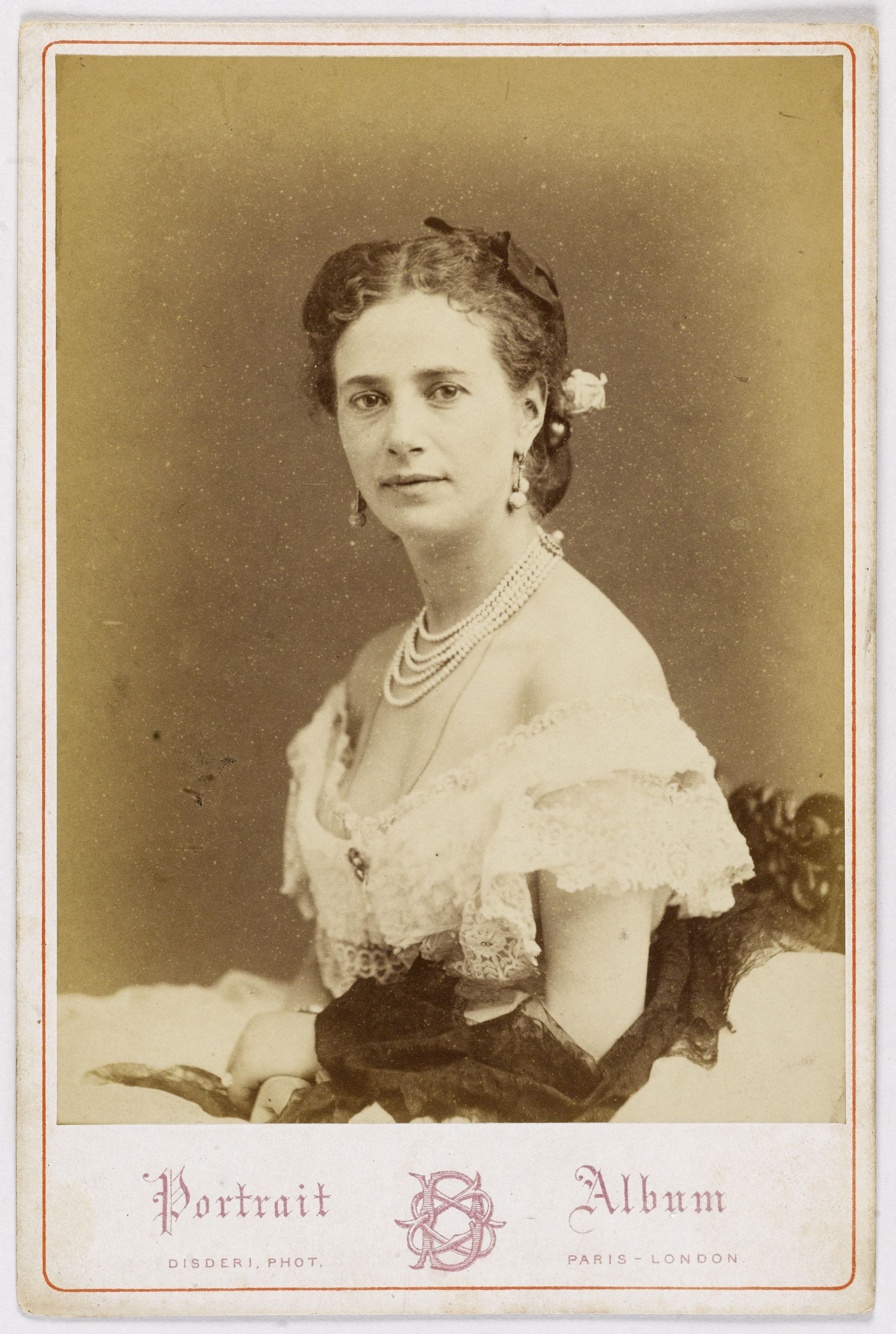 André-Adolphe-Eugène Disdéri, Portrait de Marguerite Bellanger