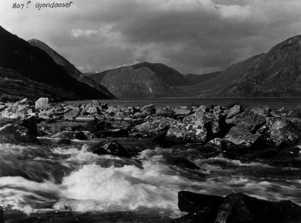 Anders Beer Wilse, Gjendeoset, Jotunheimen, Landskap