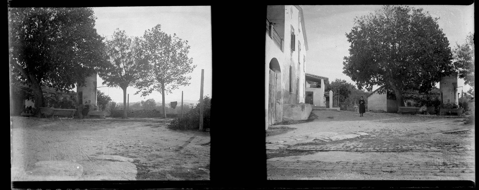 Desconegut, [Pati del mas Rufí de Caldes de Malavella]