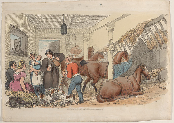 Thomas Rowlandson, Plate 36, from "World in Miniature"