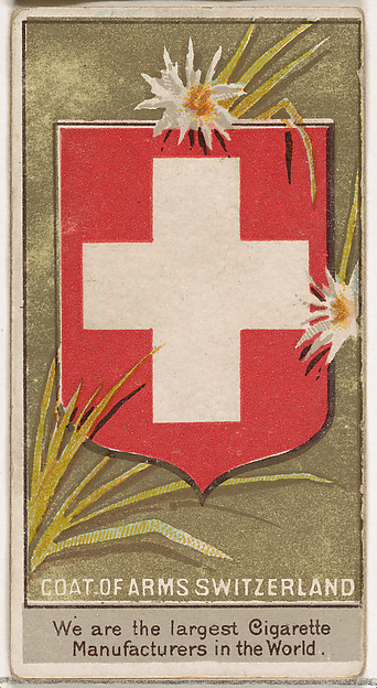 W. Duke, Sons & Co., President Hertenstein of Switzerland, from the Rulers, Flags, and Coats of Arms series (N126-2) issued by W. Duke, Sons & Co.