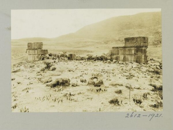 K.A.C. Creswell, The ruins of the Palace of Iraq al-Amir, Jordan