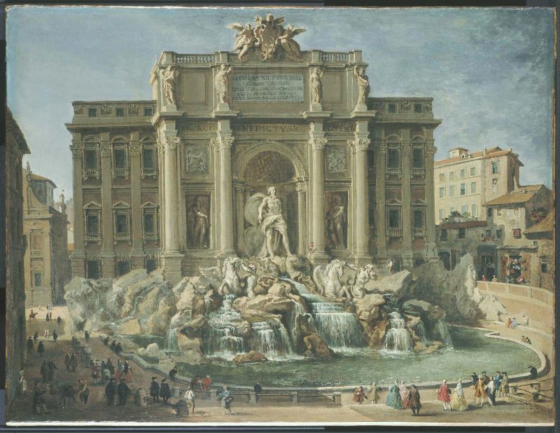 Giovanni Paolo Panini, Fountain of Trevi, Rome