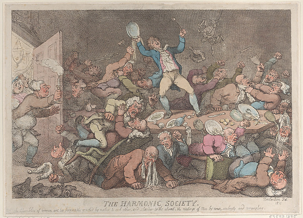 Thomas Rowlandson, The Harmonic Society
