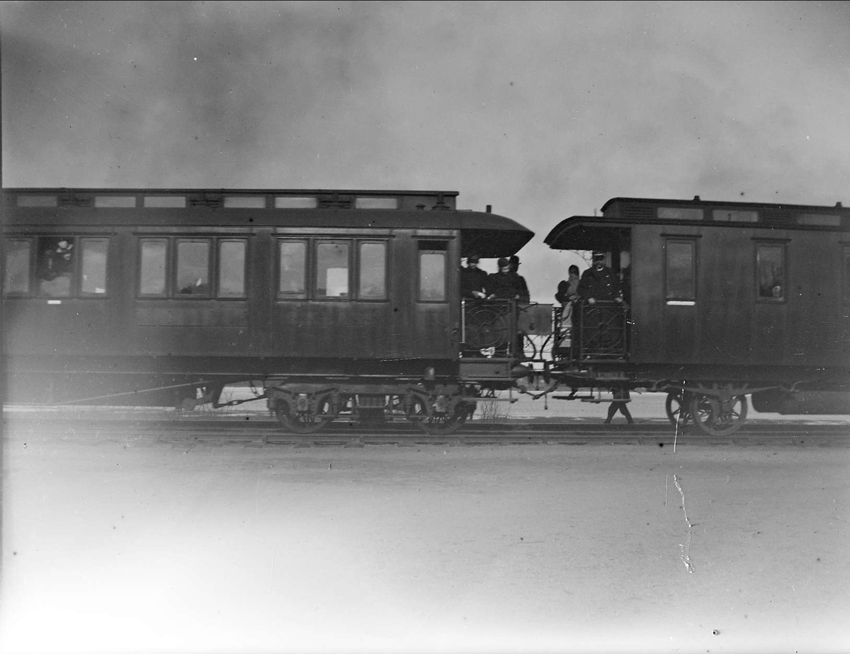 August Fredrik Schagerström, Tåg med passagerare och konduktör