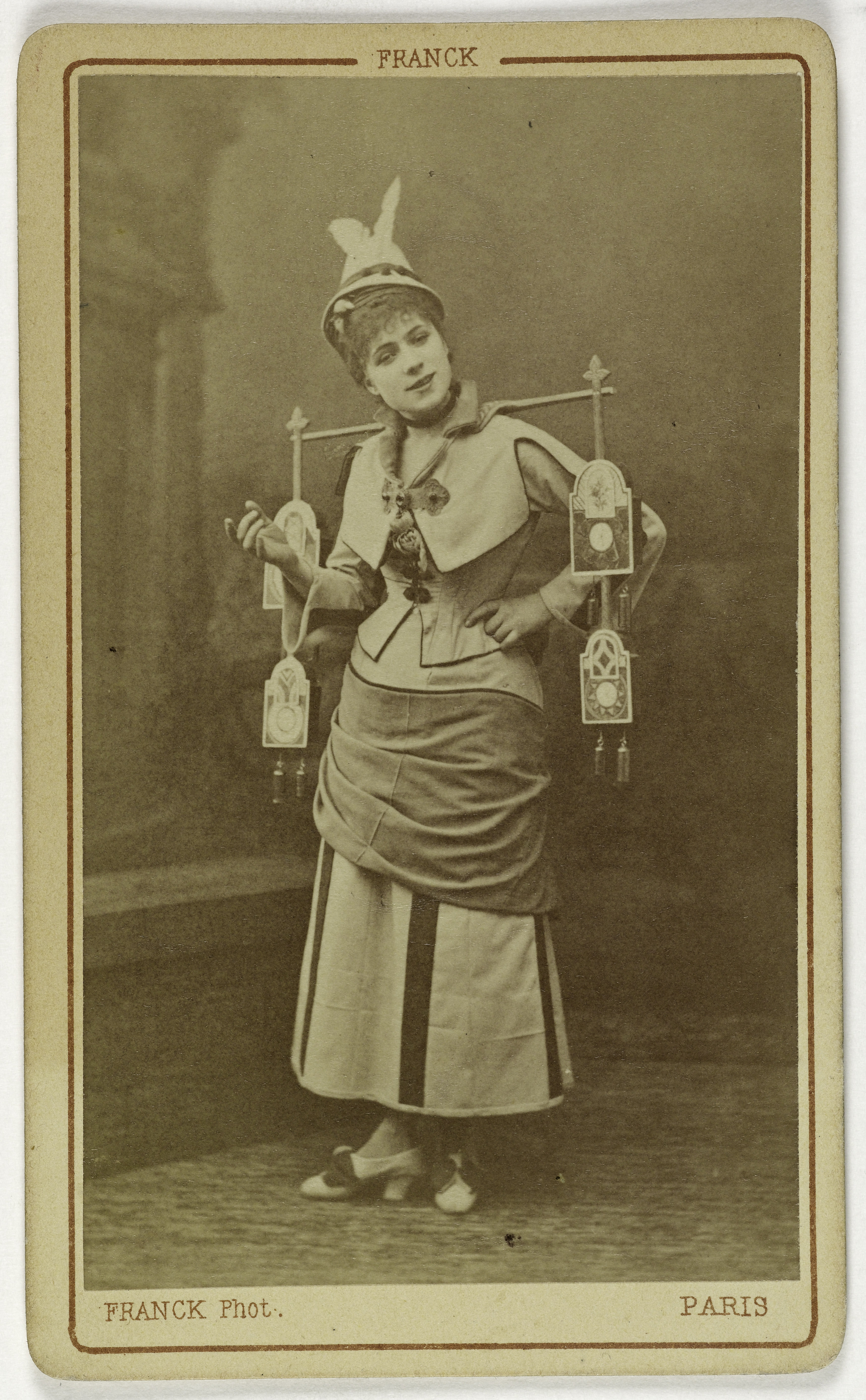 Franck, Portrait de Granier Jeanne, (1852-1919), (fille de Granier Irma, actrice)
