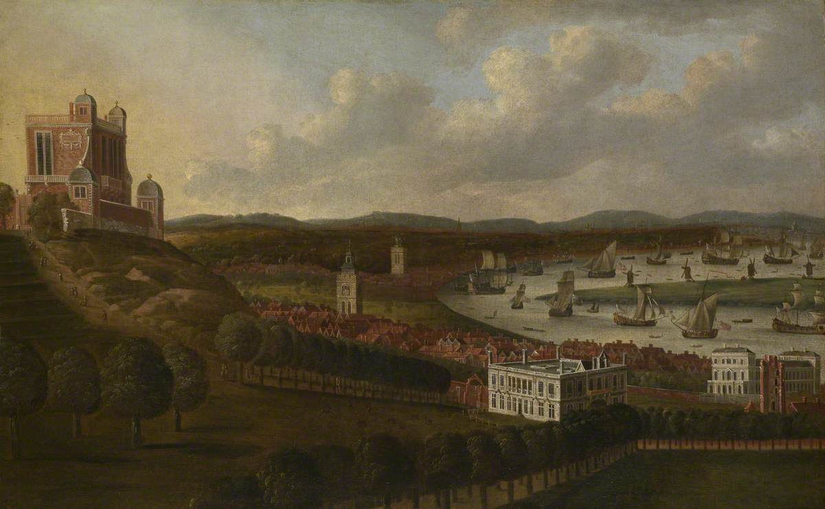 Jan Griffier I, View from One Tree Hill: the Queen's House and the Royal Observatory, Greenwich