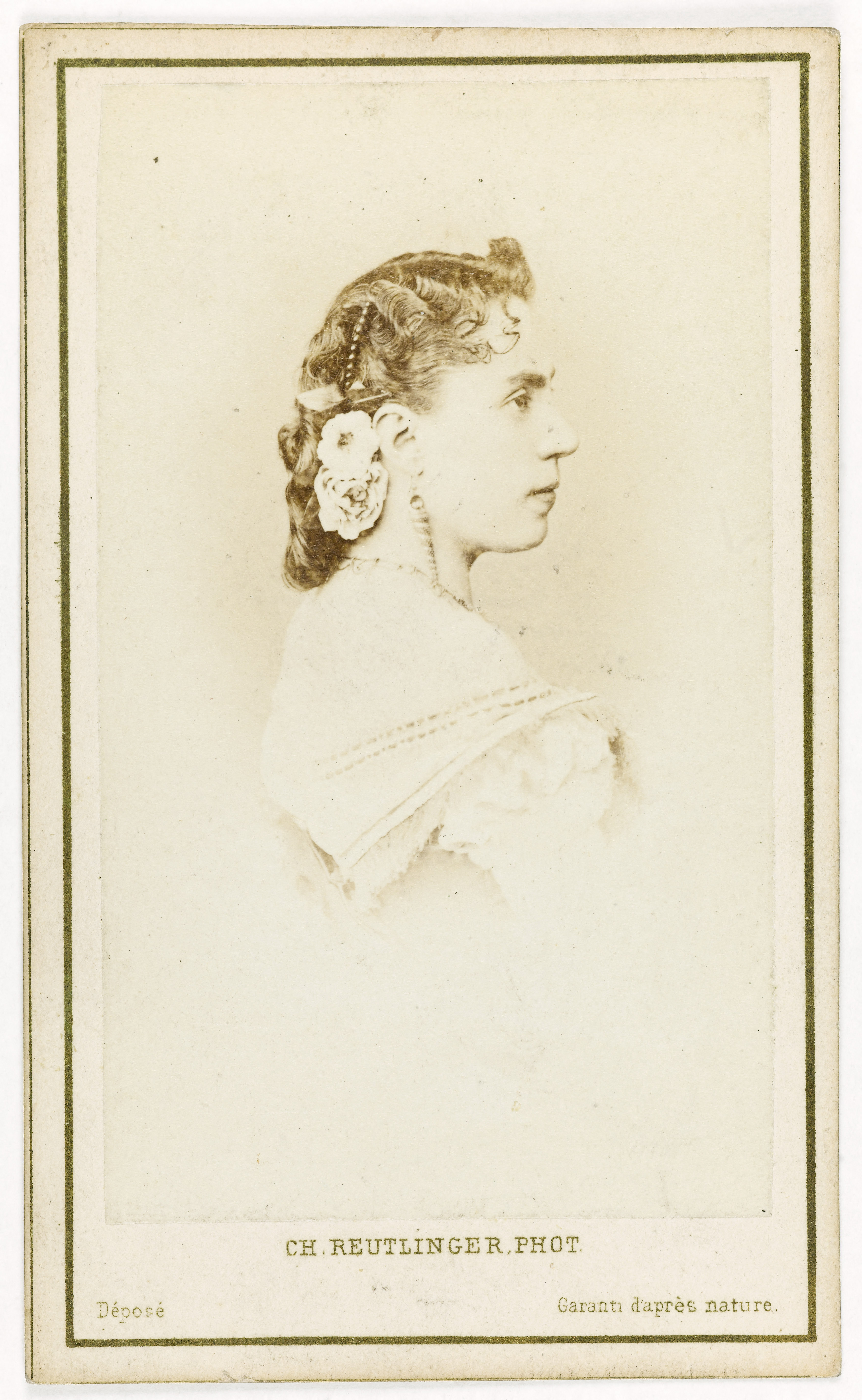 Charles Reutlinger, Portrait de Thérésa, (Emma Thérèse dite Valadon, épouse de Mr Guilloreau, 1837-1913), chanteuse comique.