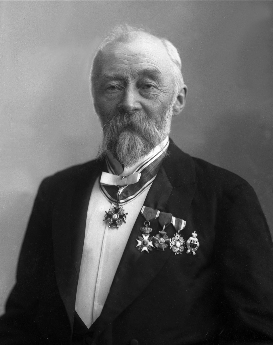 Gustav Borgen, Portrett, Lauritz Lassen Brodtkorb (1832 - 1904), kjøpmann og russisk konsul i Vardø, Finnmark.