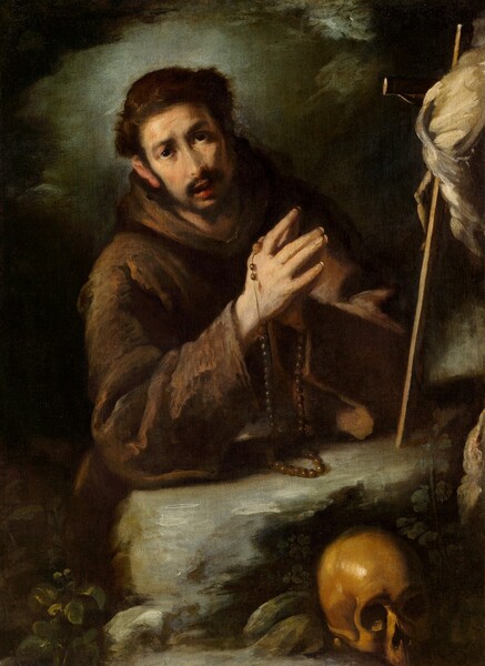 Bernardo Strozzi, Saint Francis in Prayer