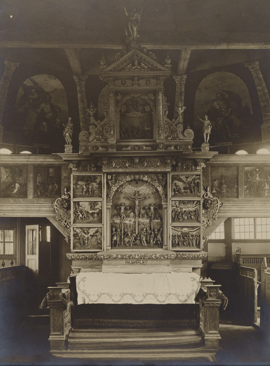 Wilhelm Weimar, Altar von Hein Baxmann in der Dreeinigkeitskirche in Hamburg-Allermöhe