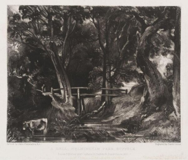Constable, John RA, A DELL, HELMINGHAM PARK, SUFFOLK