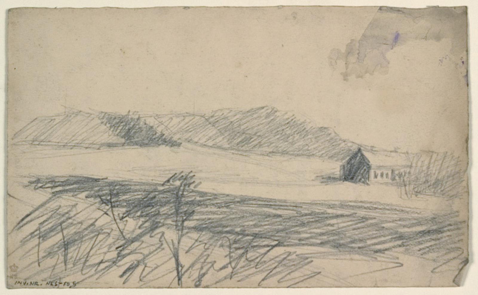 Niels Larsen Stevns, Landskab med et hus